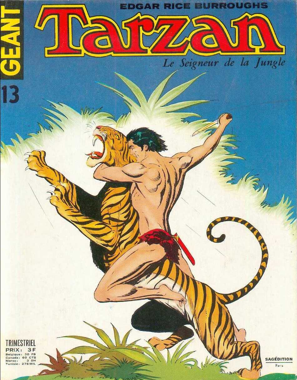 Scan de la Couverture Tarzan Gant n 13